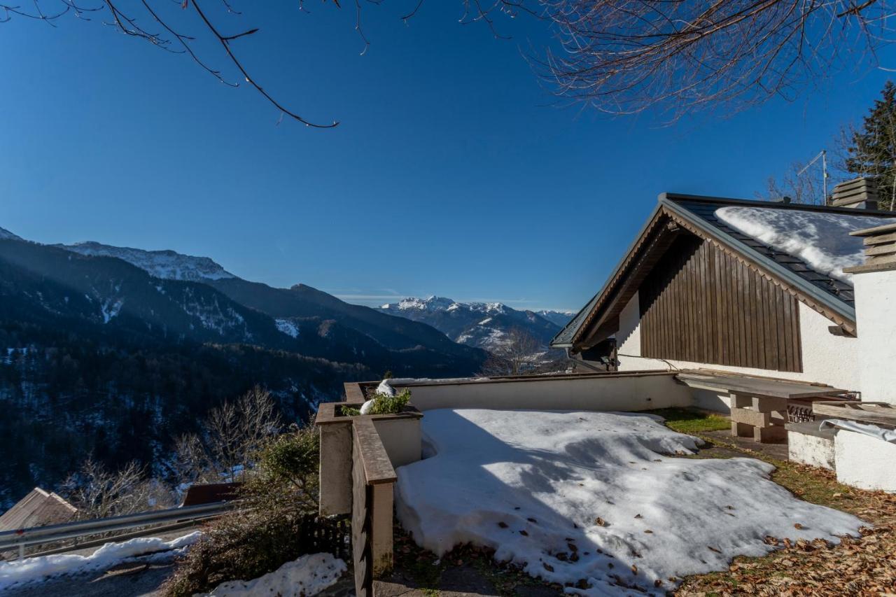Panoramic House Carnia - Mountain View Apt With Parking And Terraces Villa Ligosullo Exterior photo