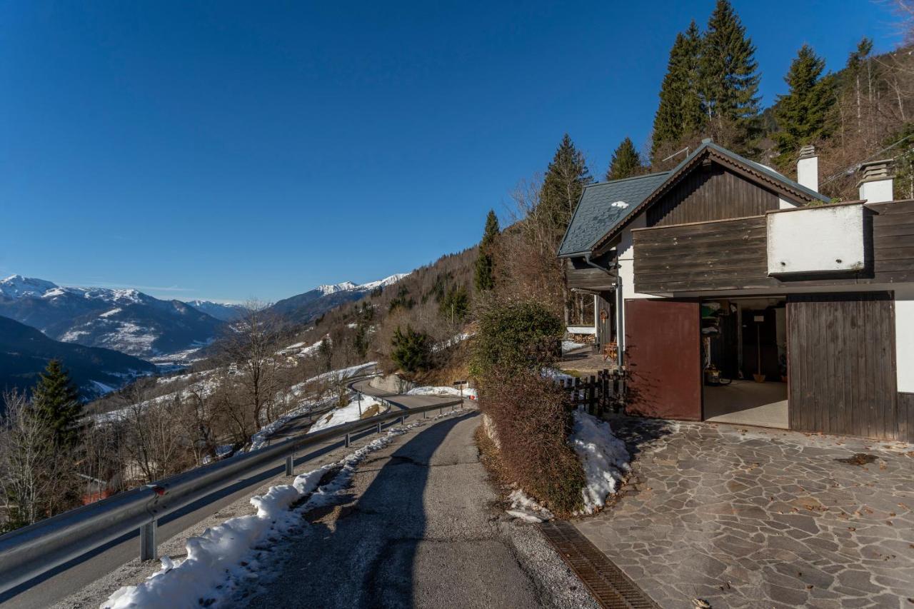 Panoramic House Carnia - Mountain View Apt With Parking And Terraces Villa Ligosullo Exterior photo
